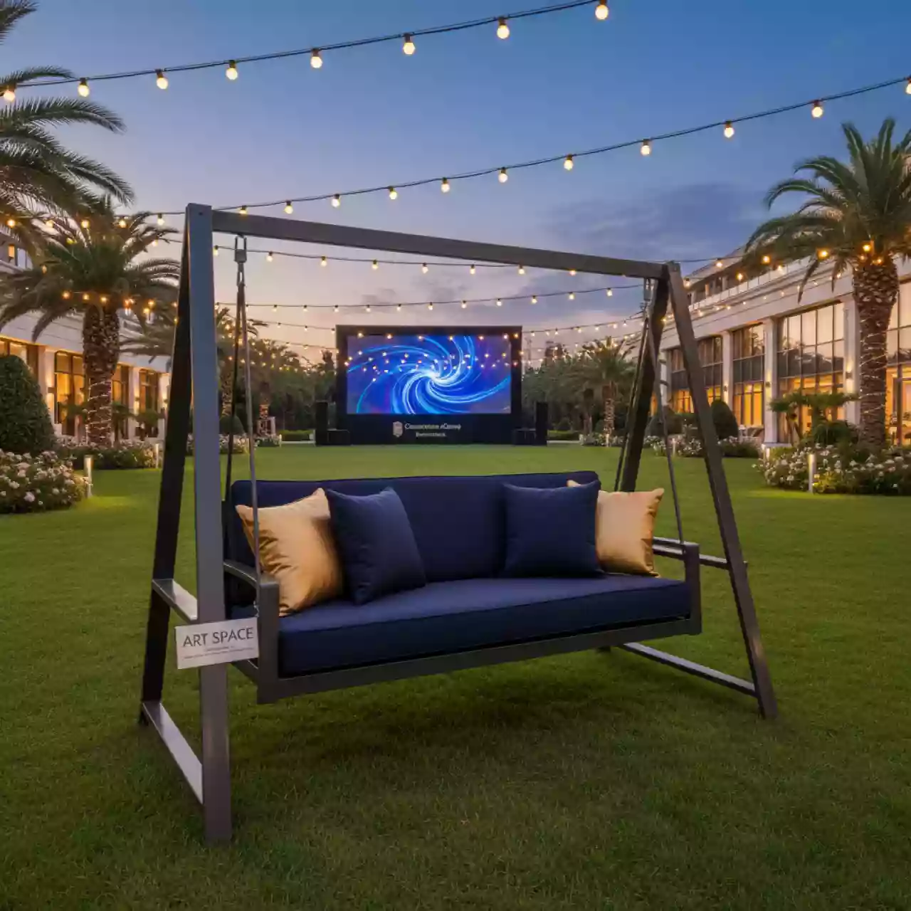 Аренда Качели садовые Валенсия X2 Классик в санатории «Сочи» — ART SPACE