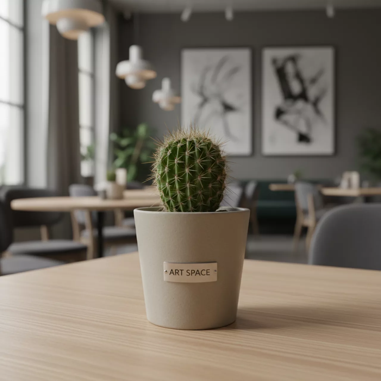 Аренда Кактус иствуд малый в ресторане «Voda» — ART SPACE