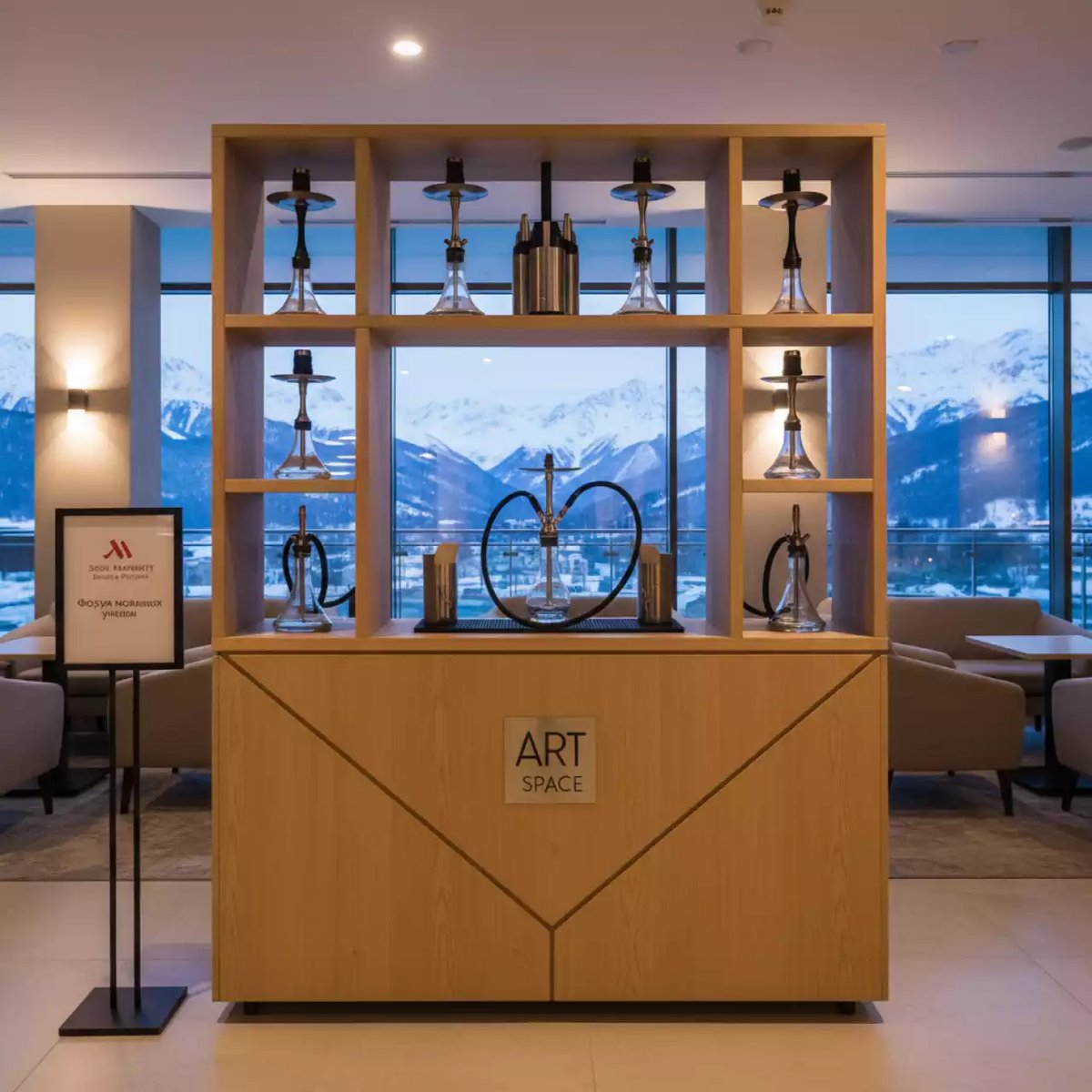 Аренда Кальян бар выездной в Sochi Marriott Krasnaya Polyana — ART SPACE