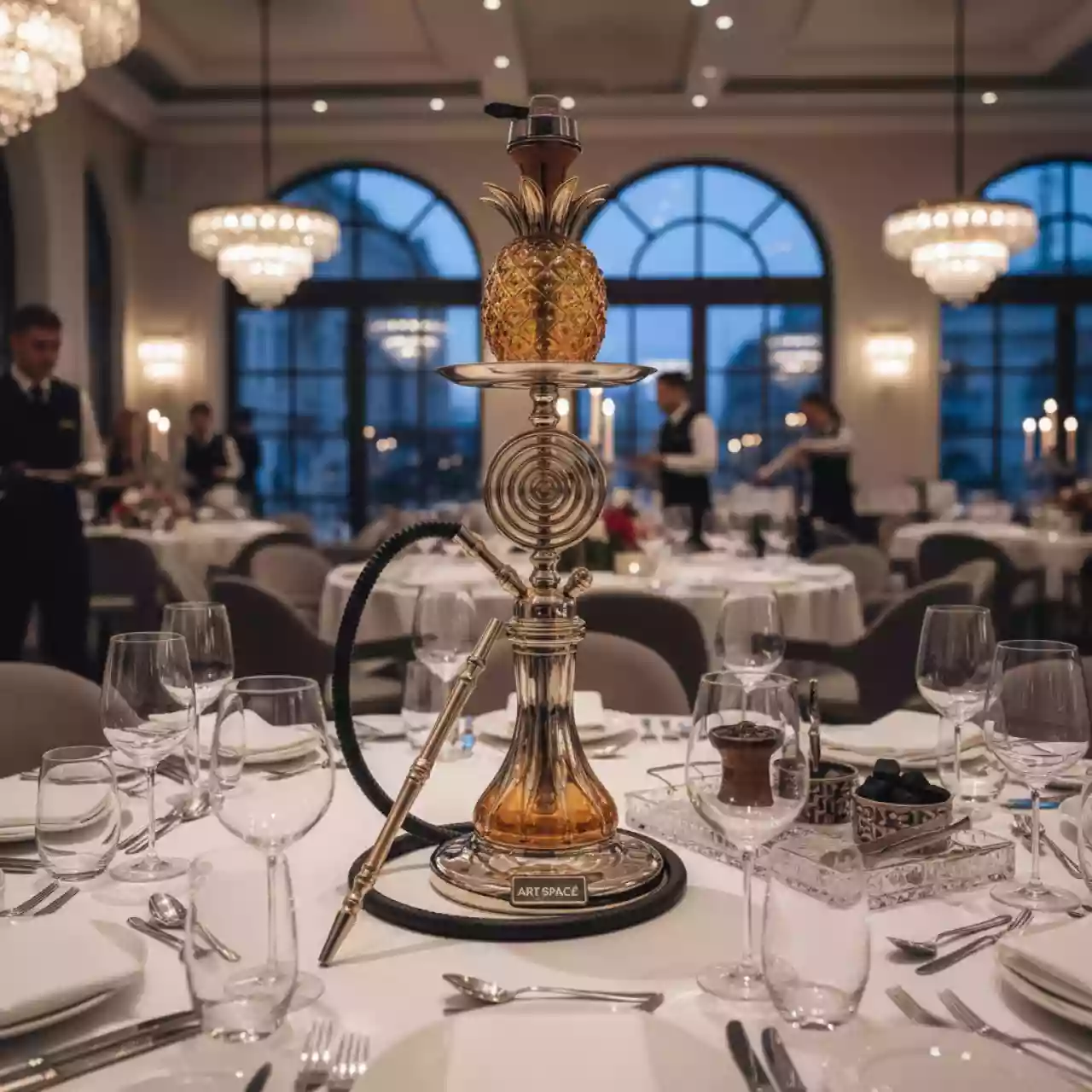 Аренда Кальяны с ананасовой чашей комплект в ресторане «Sanremo» — ART SPACE