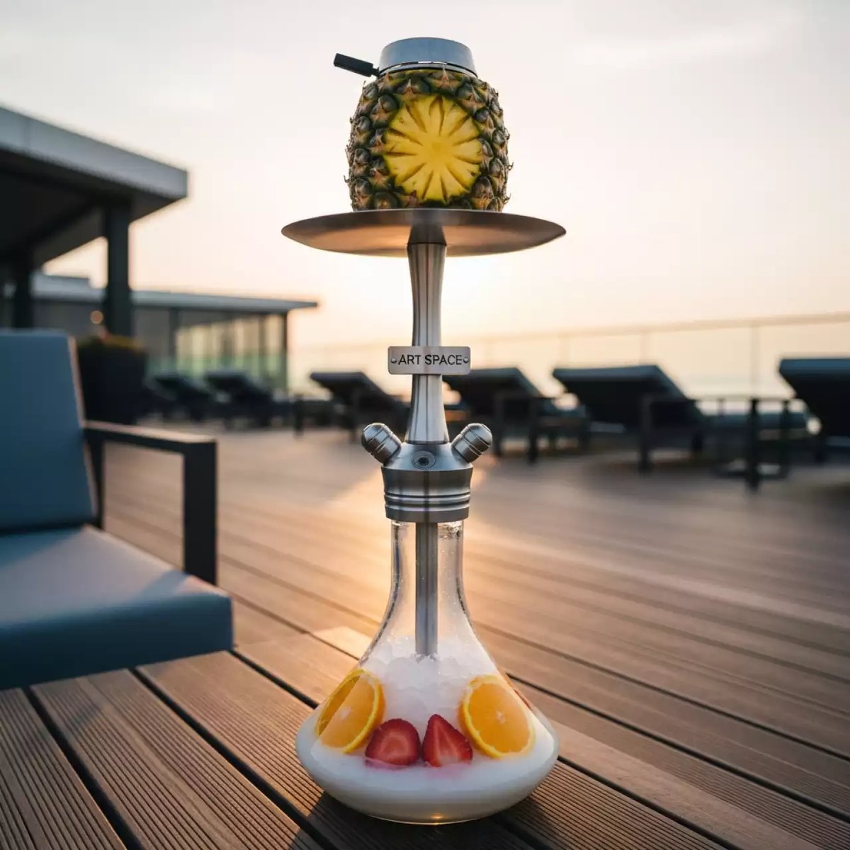 Аренда Кальяны с молоком и фруктами комплект в Mövenpick Hotel — ART SPACE