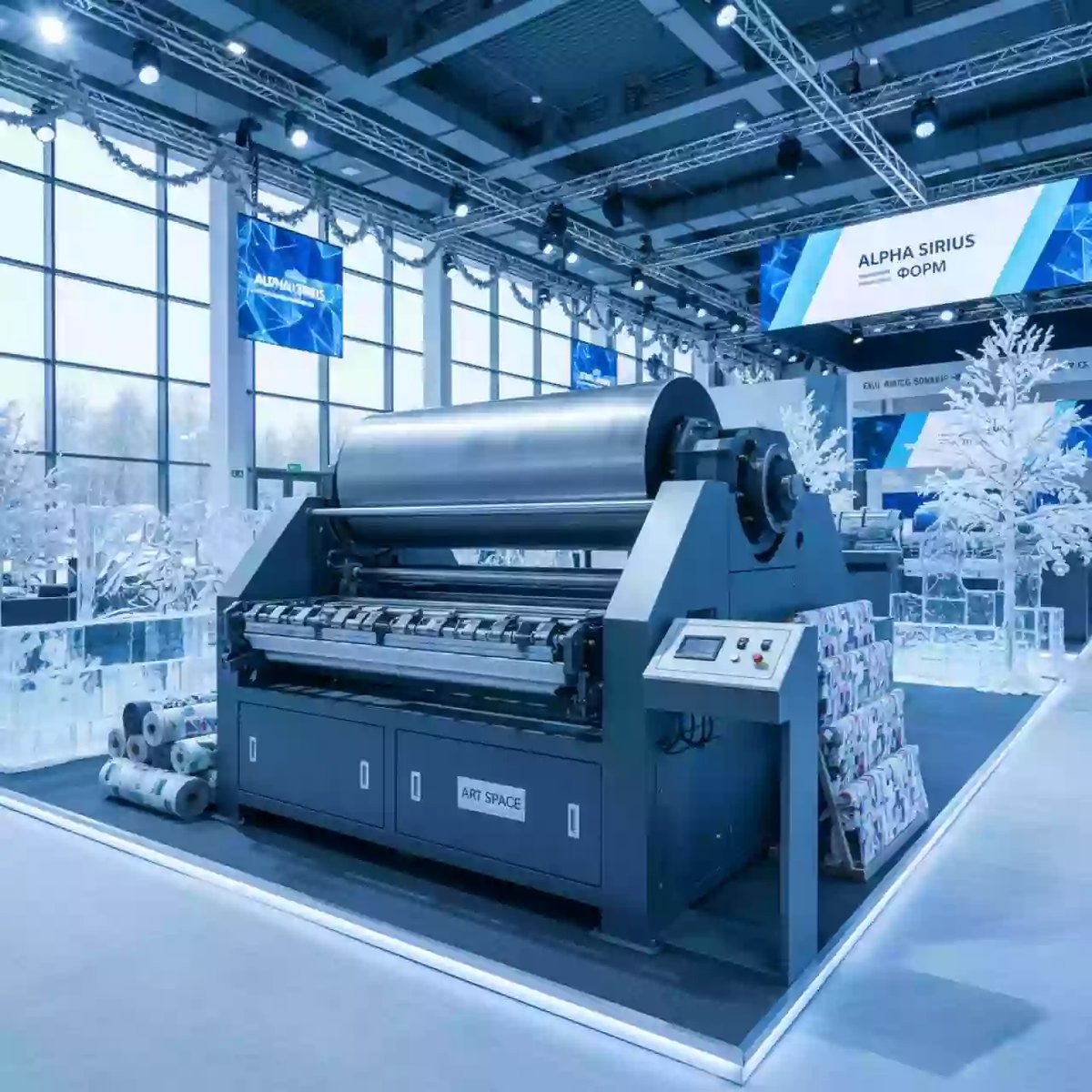 Аренда Каландровый термопресс TitanJet GTM 24 в Alpha Sirius — ART SPACE