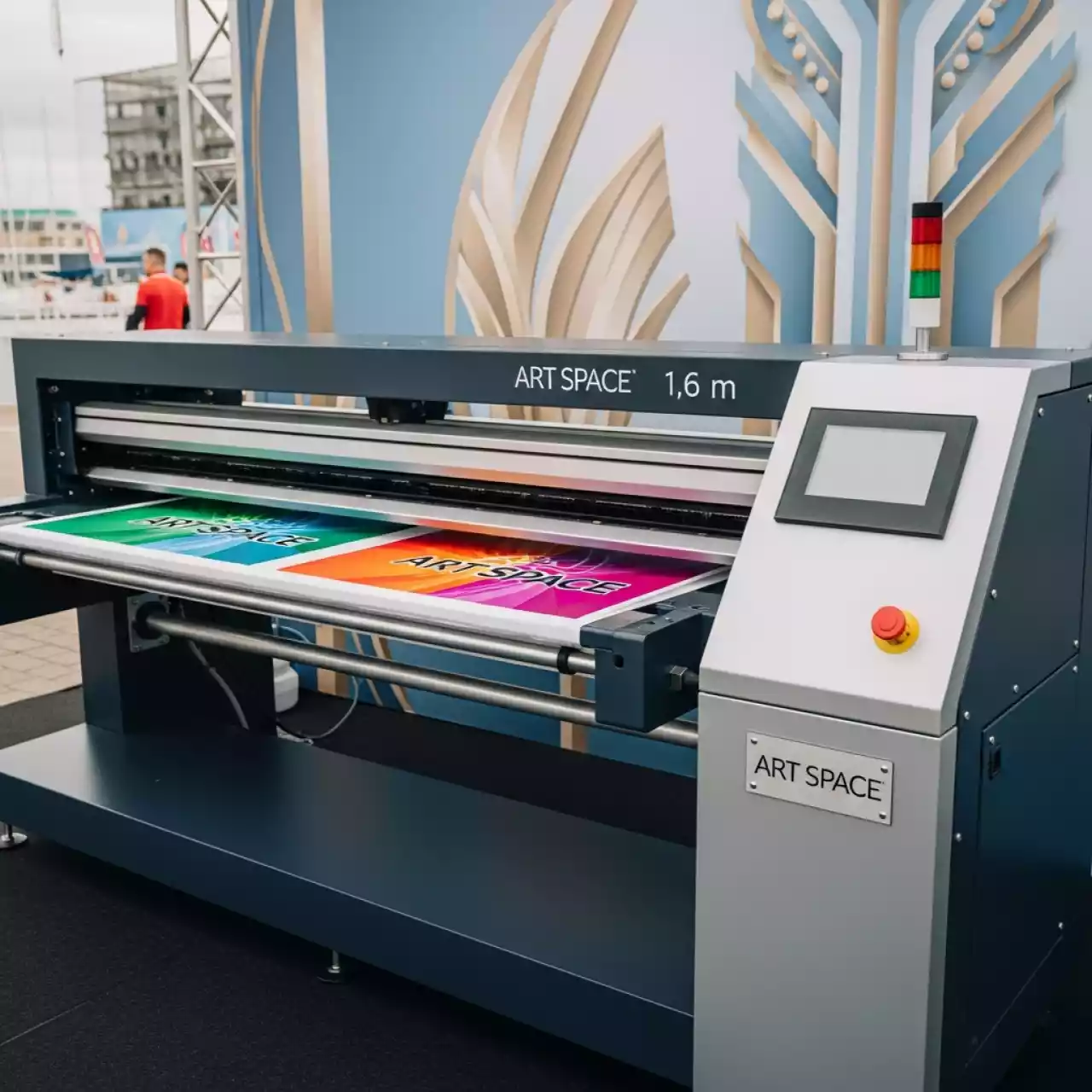 Аренда Каландровый термопресс TitanJet RTX34 1600A на парусной регате (Сочи) — ART SPACE