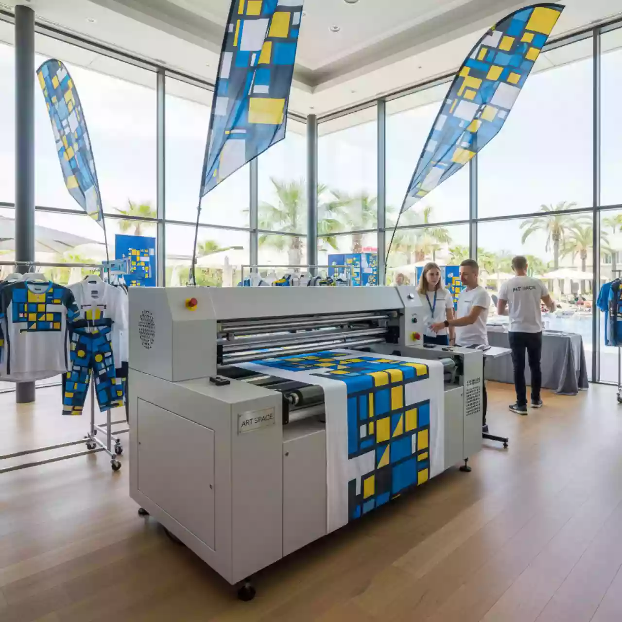 Аренда Каландровый термопресс TitanJet RTX5MA 1600 в Karat Resort — ART SPACE