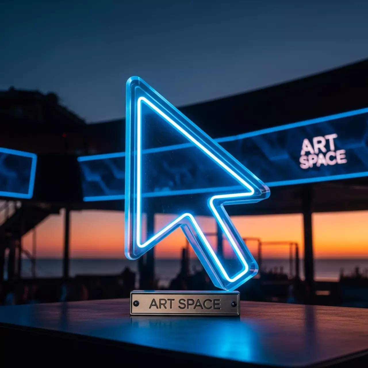 Аренда Календарные курсоры на жесткой ленте 321x350 мм синие в пляжном клубе Del Mar — ART SPACE