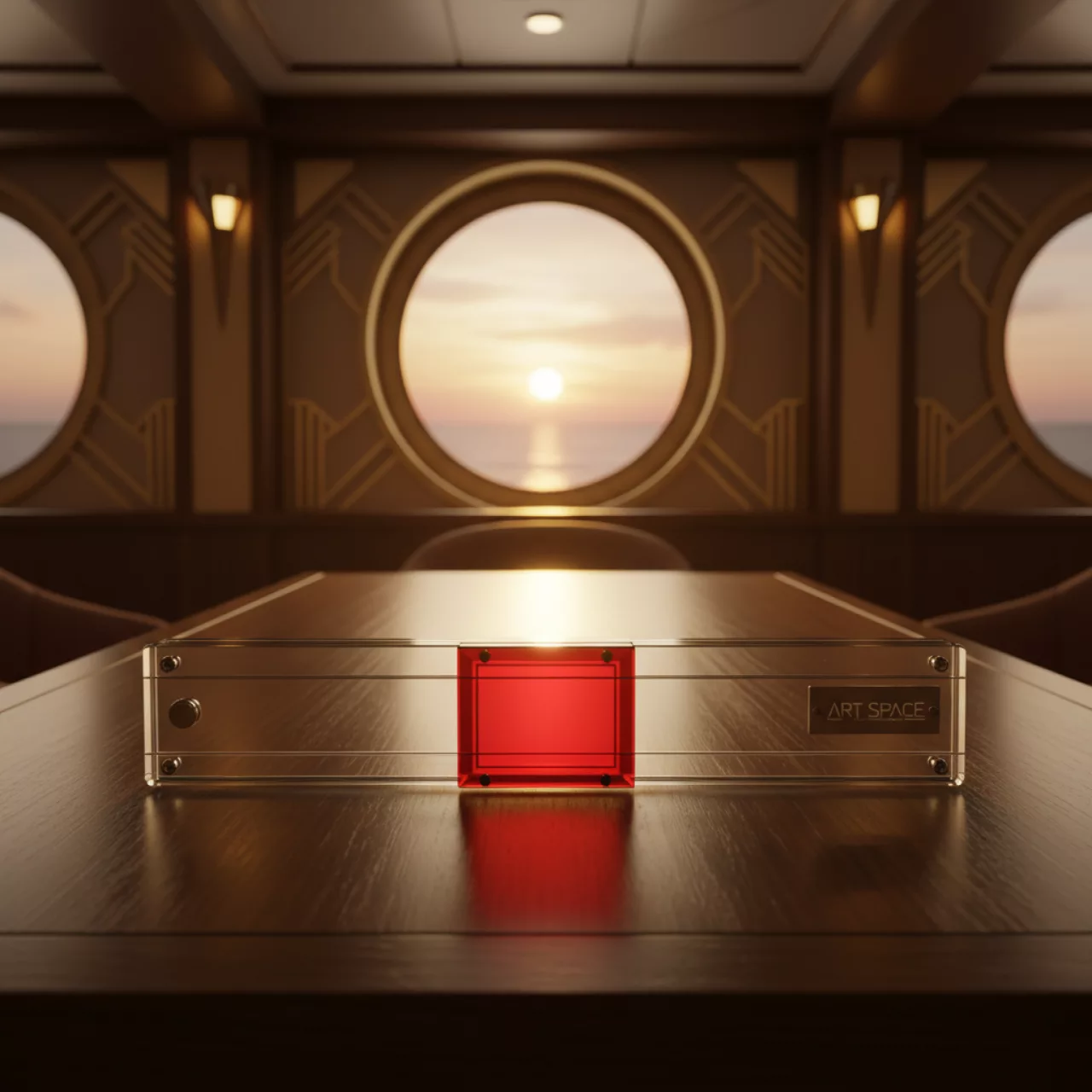 Аренда Календарные курсоры на жесткой ленте красные 297 300 мм на теплоходе «Дагомыс» — ART SPACE