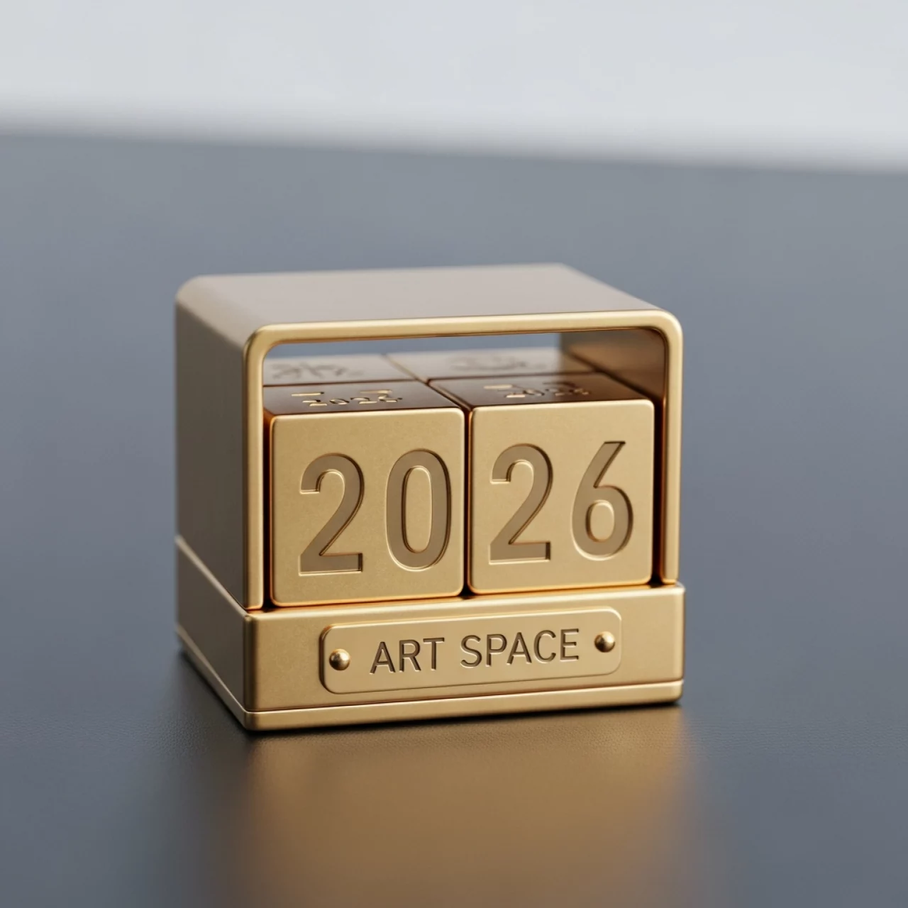 Аренда Календарный блок КЛАССИКА S металлик 2026 мини золото супер металлик на парусной регате (Сочи) — ART SPACE