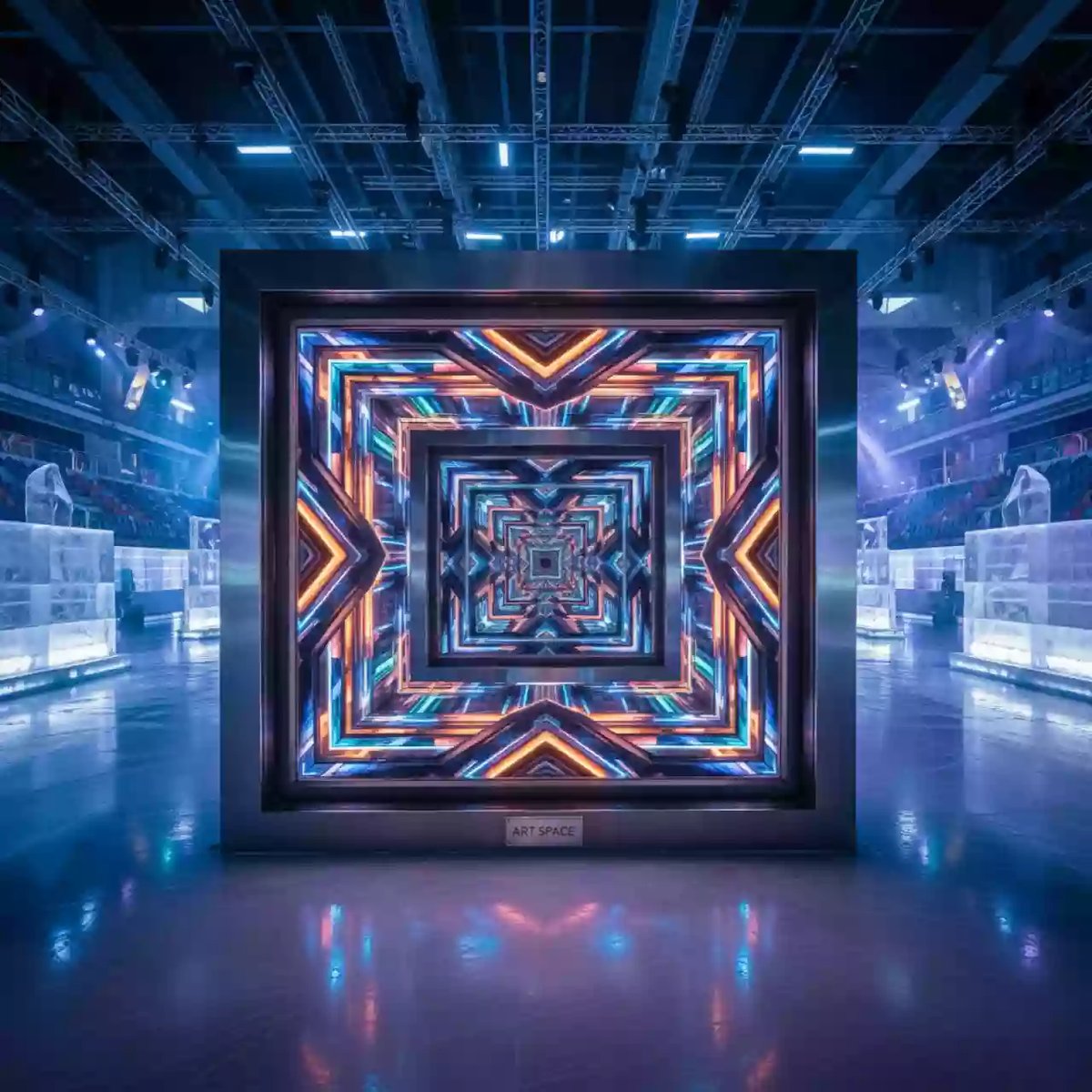 Аренда Калейдоскоп в ледовом дворце «Роза Хутор» — ART SPACE