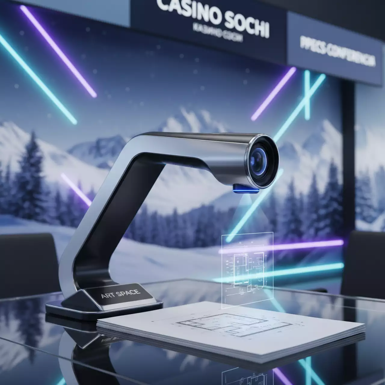 Аренда Камера документ DOKO CamScanner X08A3 в казино «Сочи» — ART SPACE