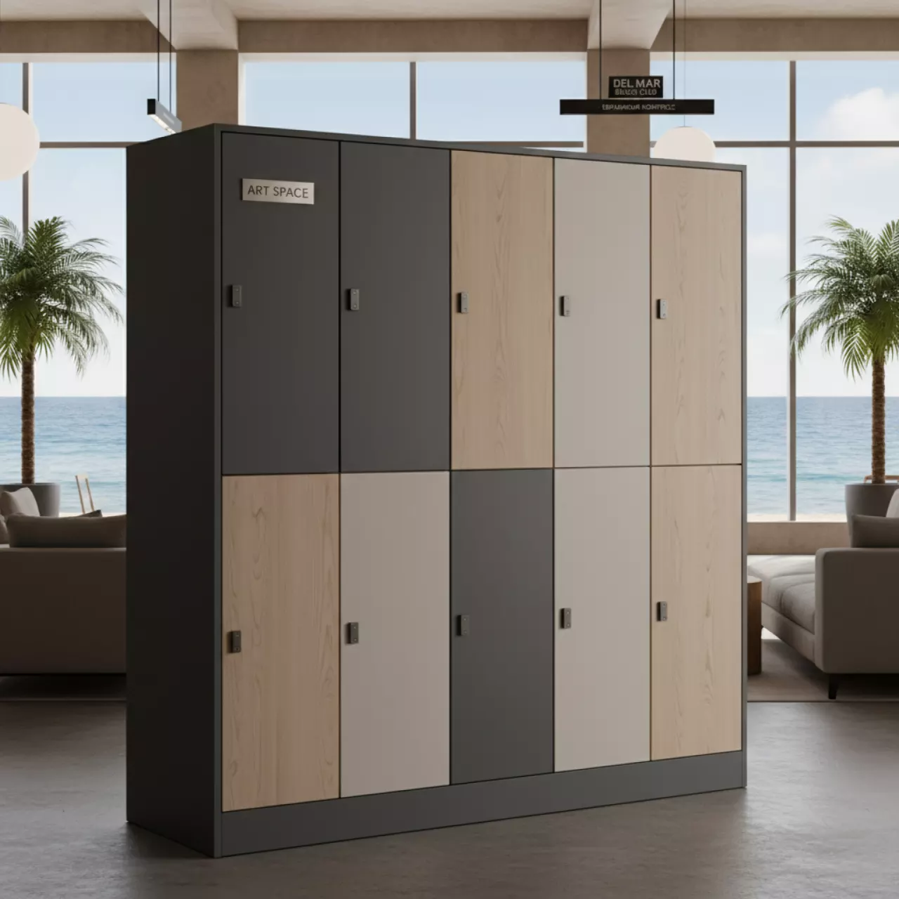 Аренда Камера хранения локер 8 ячеек в пляжном клубе Del Mar — ART SPACE