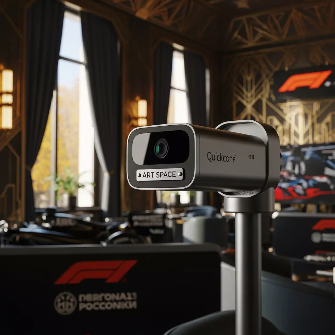 Аренда Камера конференц Quickconf RC15 в ресторане «Плакучая Ива» — ART SPACE