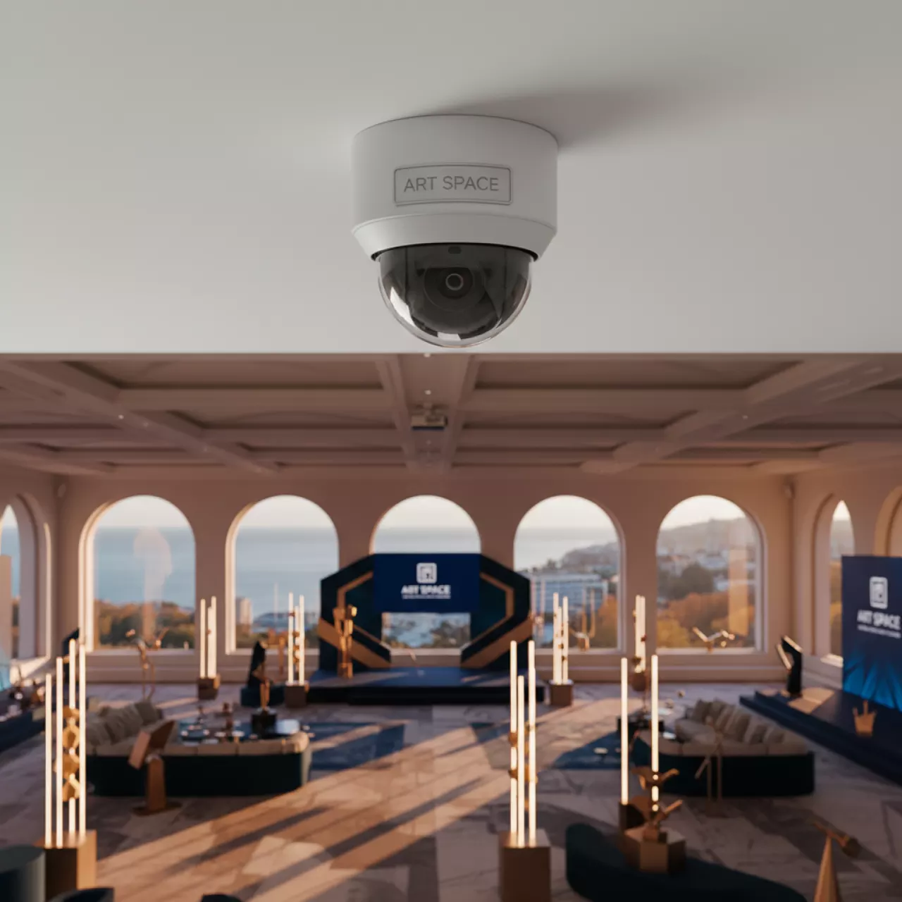 Аренда Камера видеонаблюдения Digis DSM F1260W белая в конгресс-холле отеля Жемчужина — ART SPACE