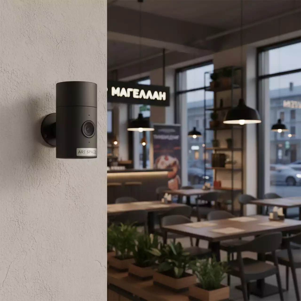 Аренда Камеры видеонаблюдения в ресторане «Магеллан» — ART SPACE