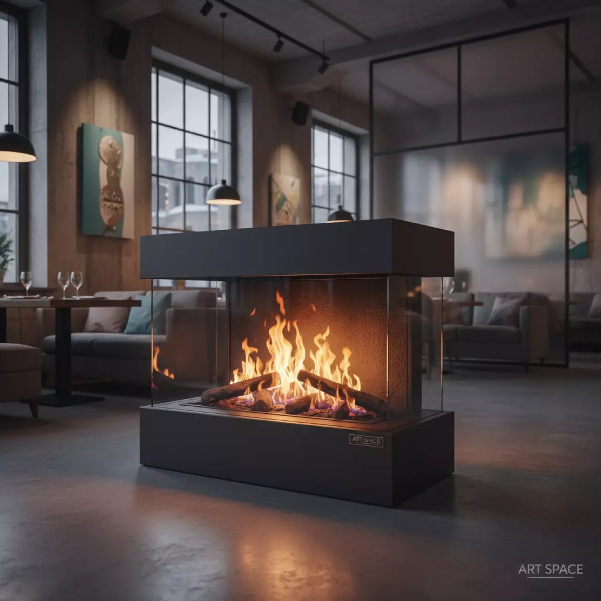 Аренда Камин в ресторане «Паруса» — ART SPACE