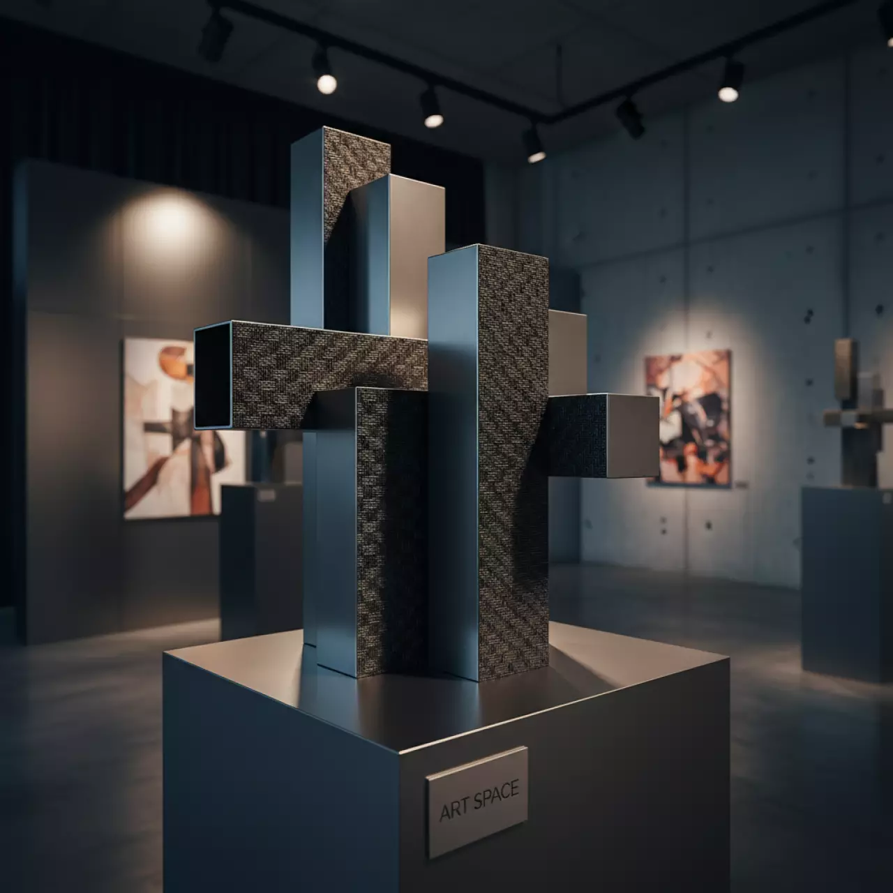 Аренда Каналы цветные черные O.CHANNEL А4 304 мм 13 мм покрытие "ткань" в Rodina Grand Hotel & SPA — ART SPACE