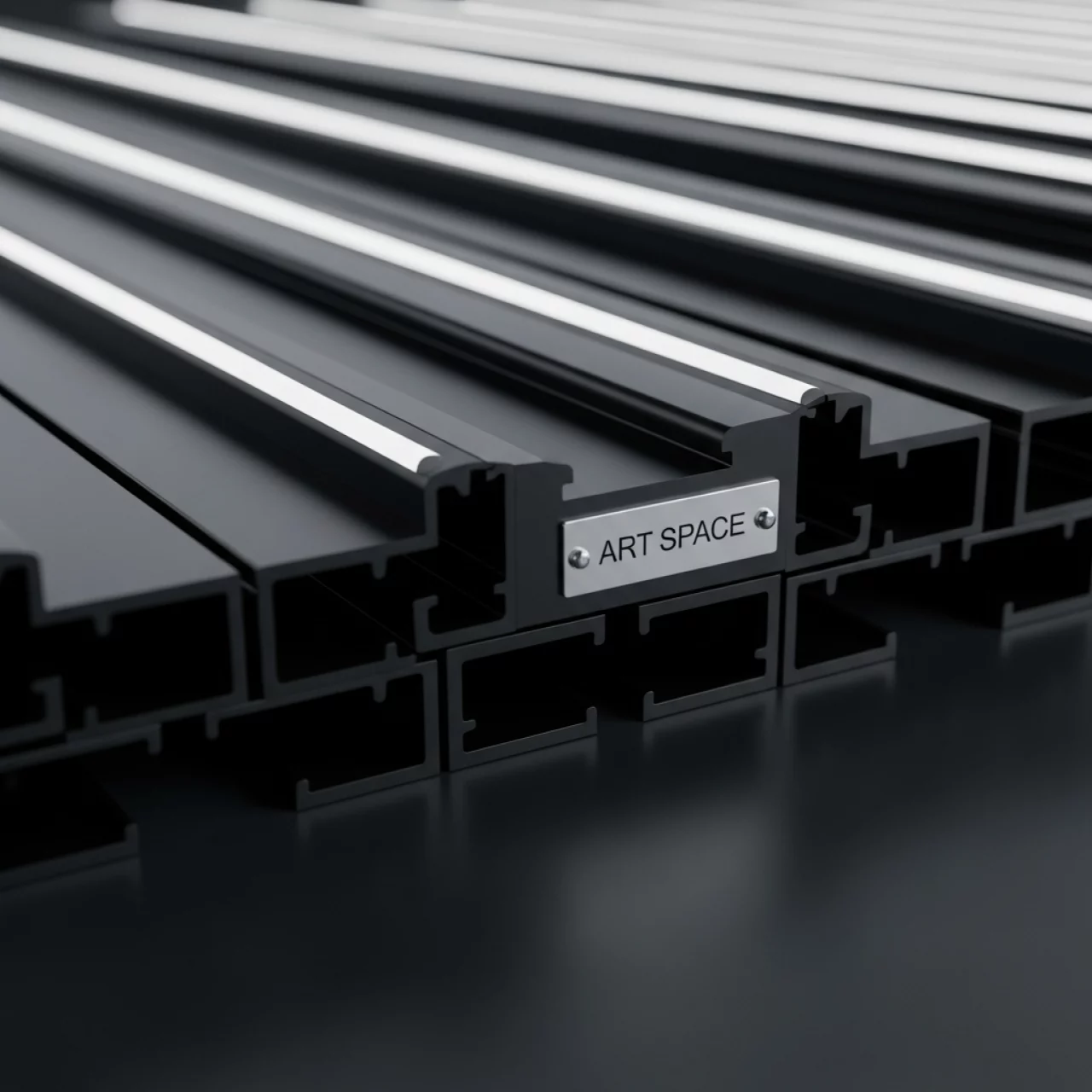 Аренда Каналы цветные черные O.CHANNEL Mini А4 304 мм в Pullman Sochi Centre — ART SPACE