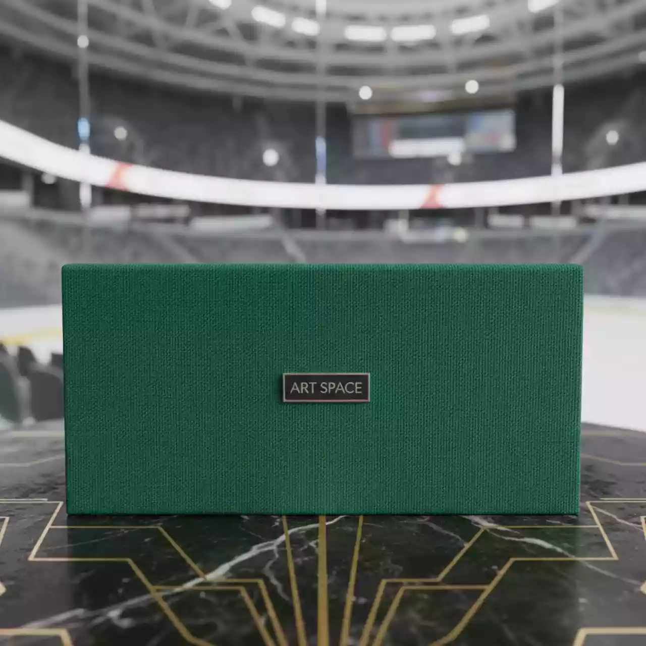 Аренда Каналы цветные зеленые O.CHANNEL А5 217 мм 24 мм ткань в ледовой арене «Шайба» — ART SPACE