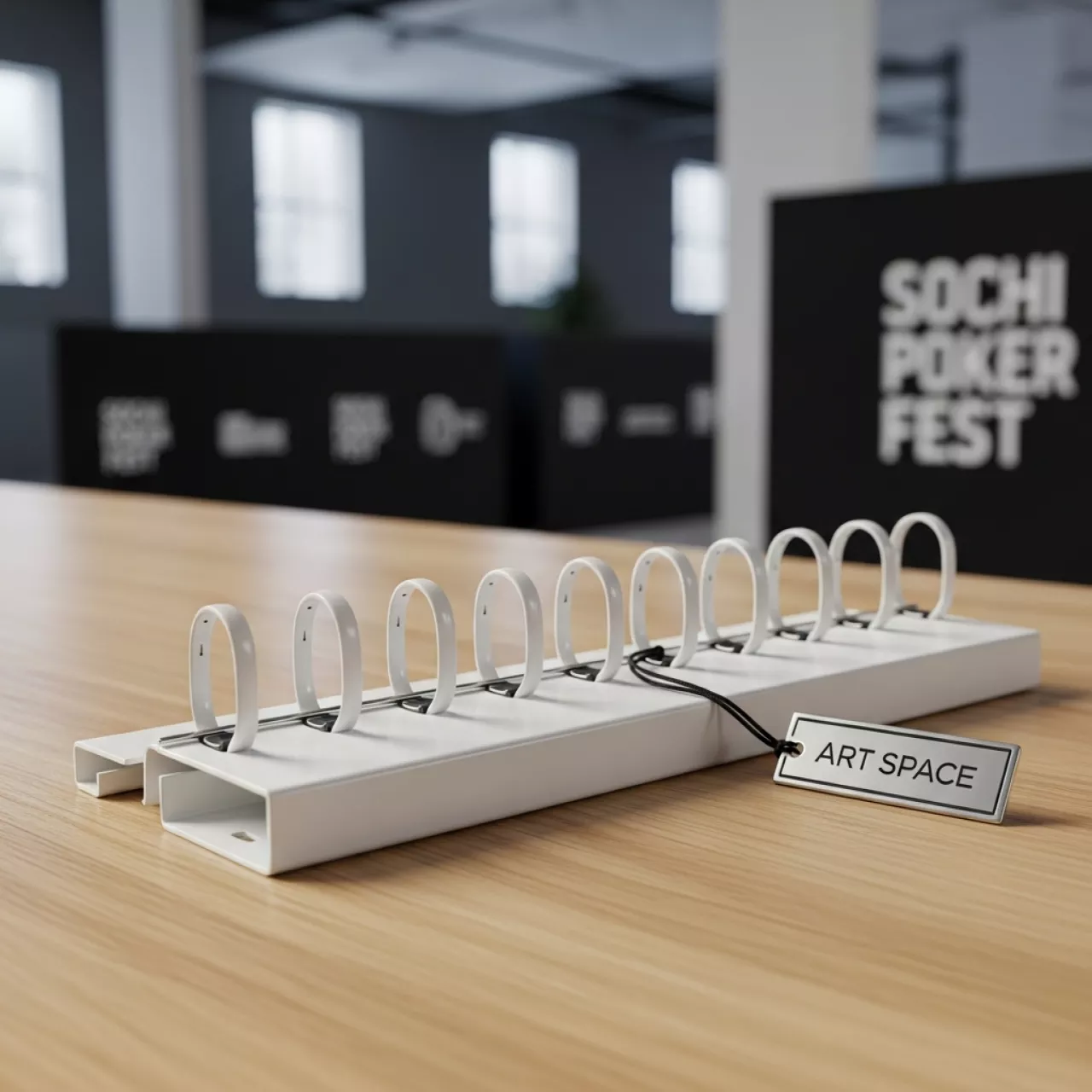 Аренда Каналы металлические для Металбинд O Simple Channel 304 мм 16 мм белые в санатории «Металлург» — ART SPACE