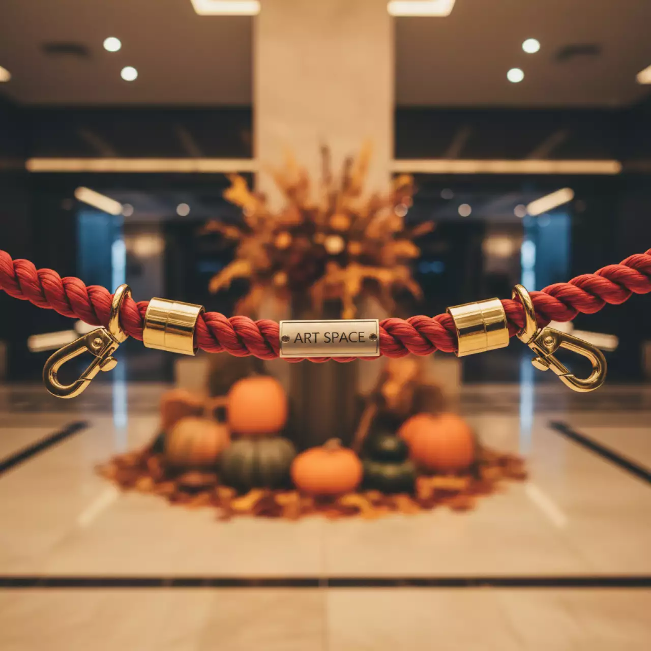 Аренда Канат плетеный красный для золотых столбиков в Гранд Отель Поляна — ART SPACE