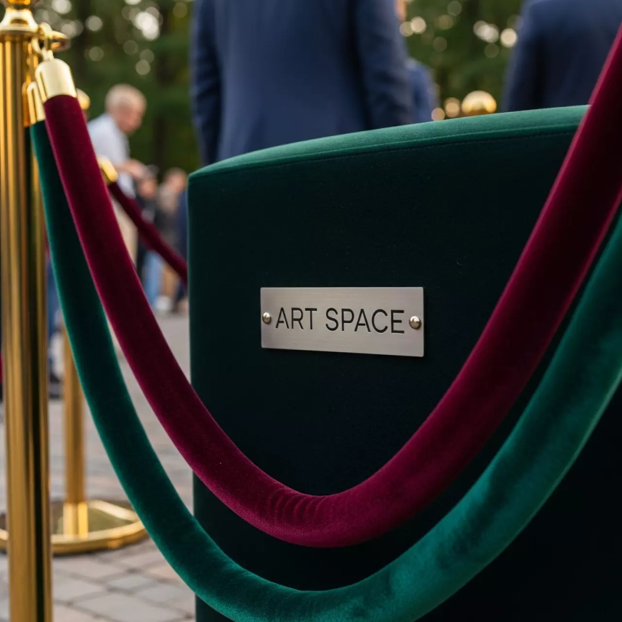 Аренда Канатов бархатных для конференции в парке «Ривьера» — ART SPACE