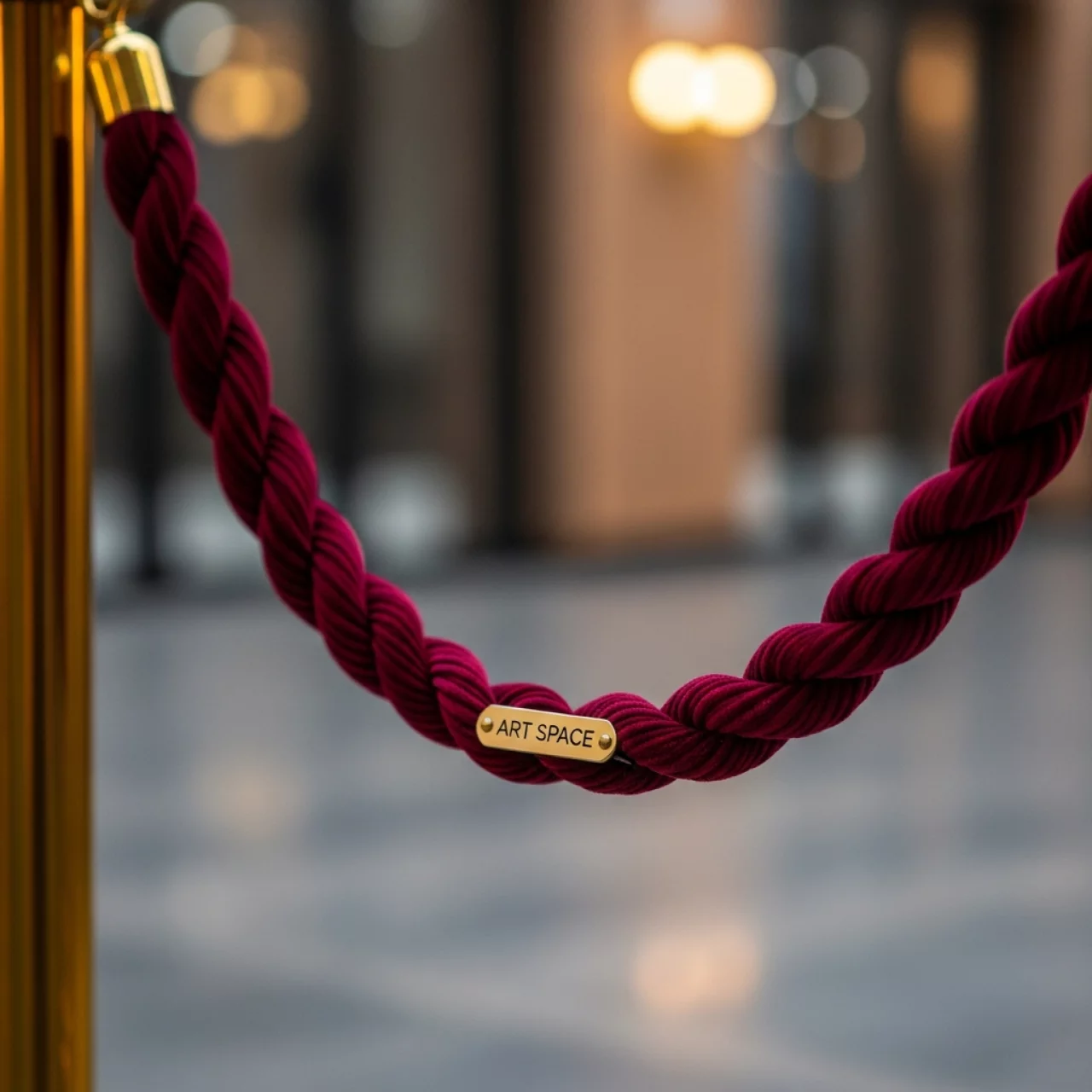 Аренда Канаты бархатные для стенда в ресторане «Sanremo» — ART SPACE