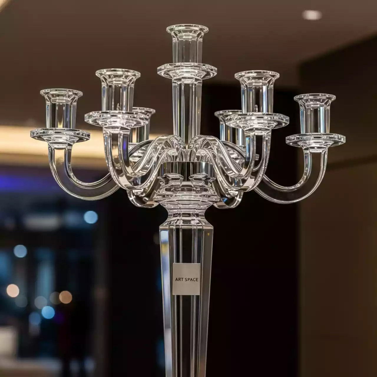 Аренда Канделябр хрустальный 6 свечей в Courtyard by Marriott Sochi — ART SPACE