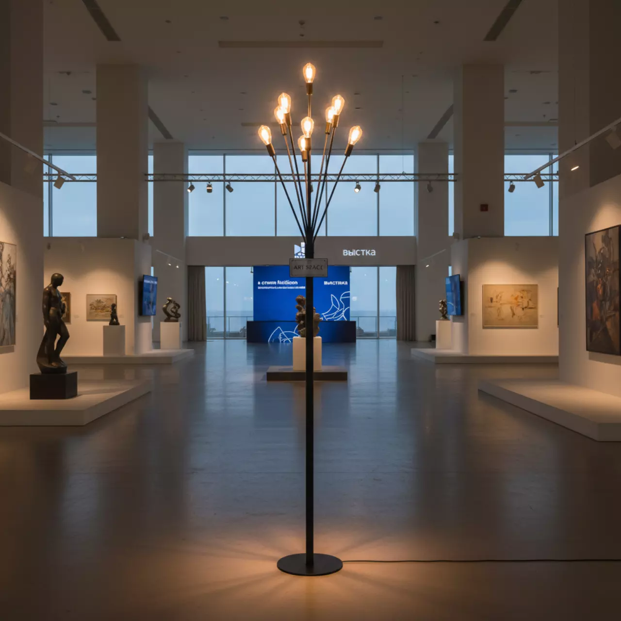 Аренда Канделябр напольный электрический на 10 ламп в отеле Radisson Lazurnaya — ART SPACE