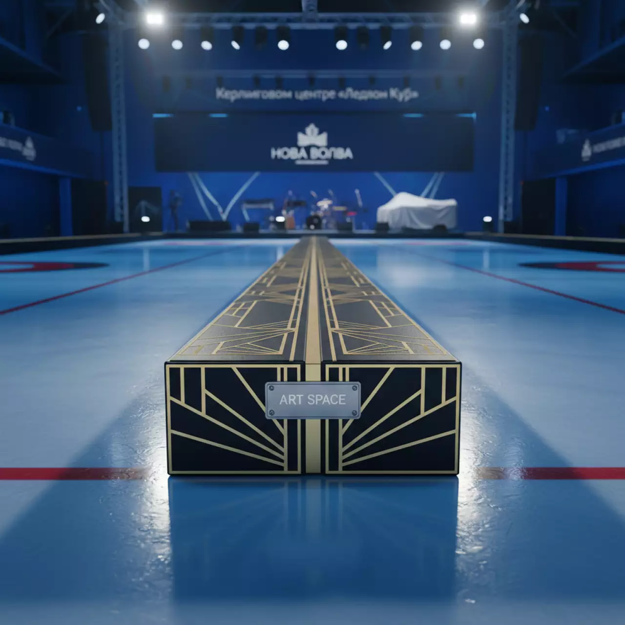 Аренда Капа 3 канальная в Керлинговом центре «Ледяной куб» — ART SPACE