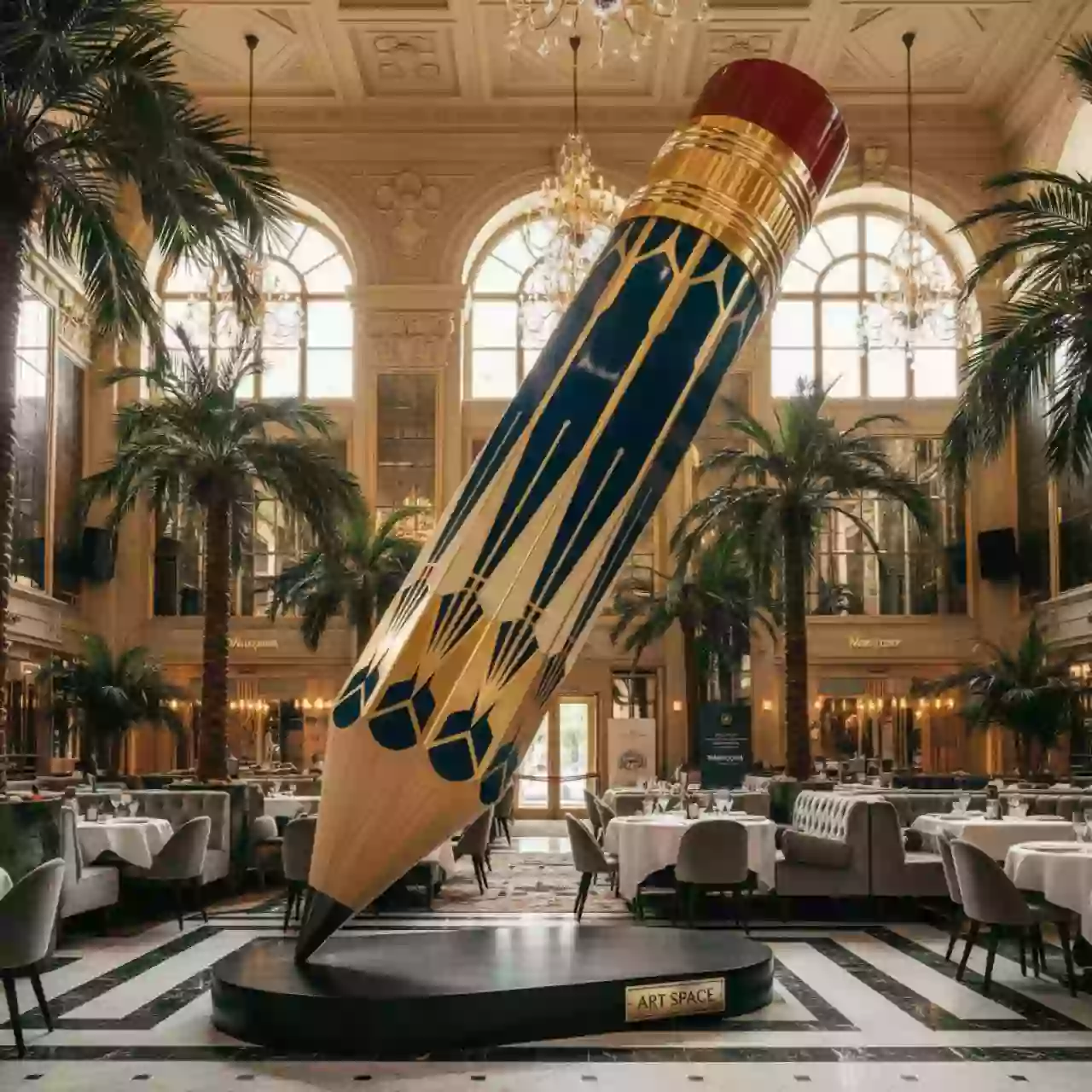 Аренда Карандаш Мега в ресторане «Магадан» — ART SPACE