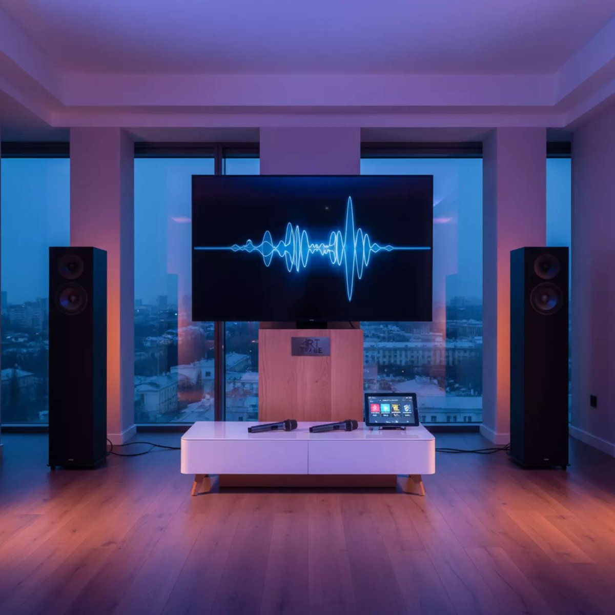 Аренда Караоке плазма микрофоны звук в Courtyard by Marriott Sochi — ART SPACE