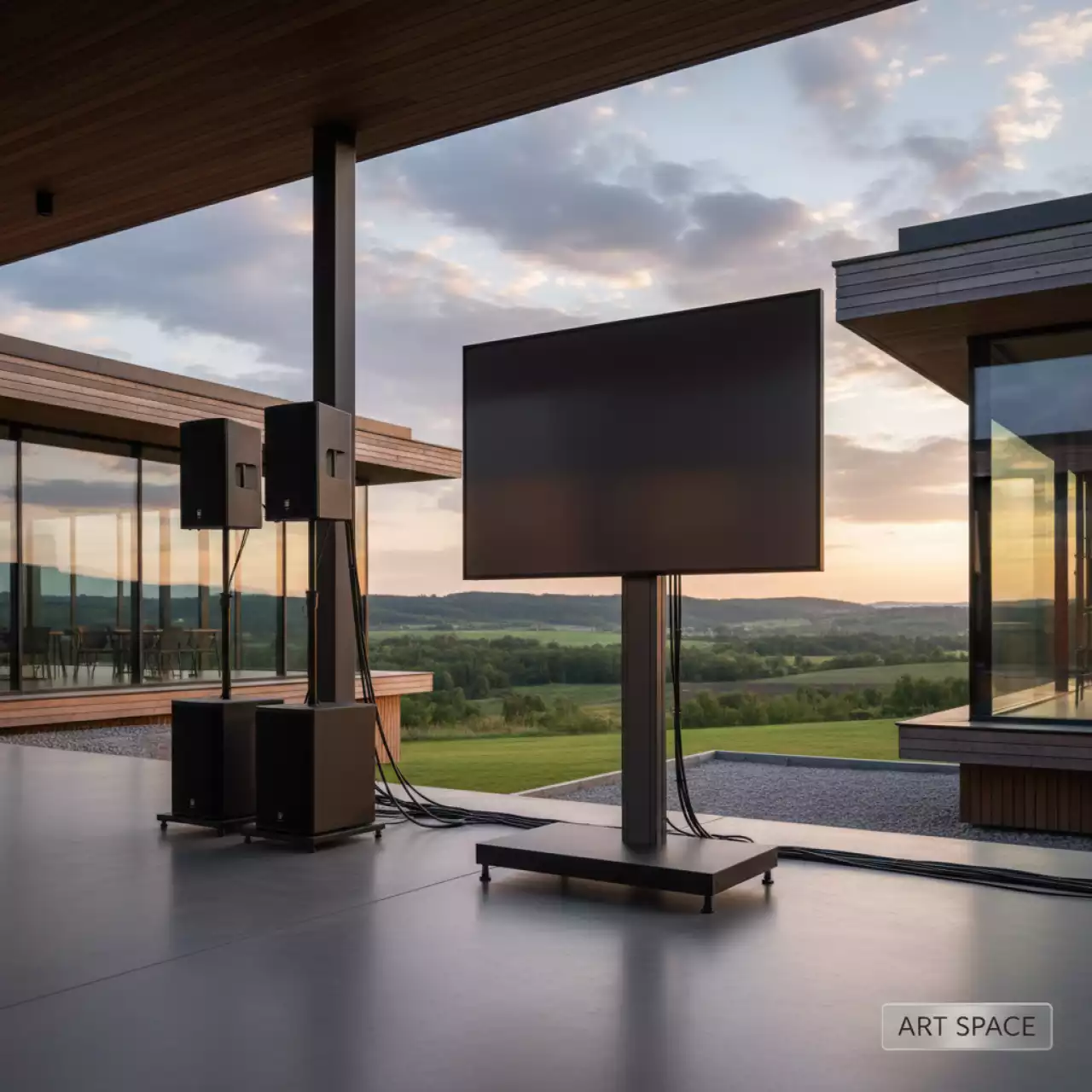 Аренда Караоке с плазмой 50" колонкой 1,5 кВт в Alpha Sirius — ART SPACE