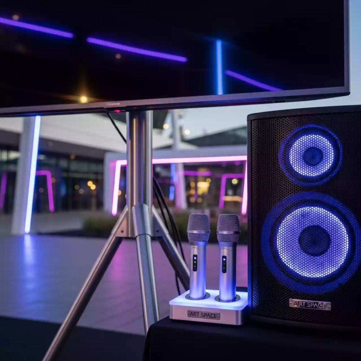 Аренда Караоке с ТВ 50 дюймов колонкой 1,5 кВт в Sport Inn Hotel & Wellness — ART SPACE