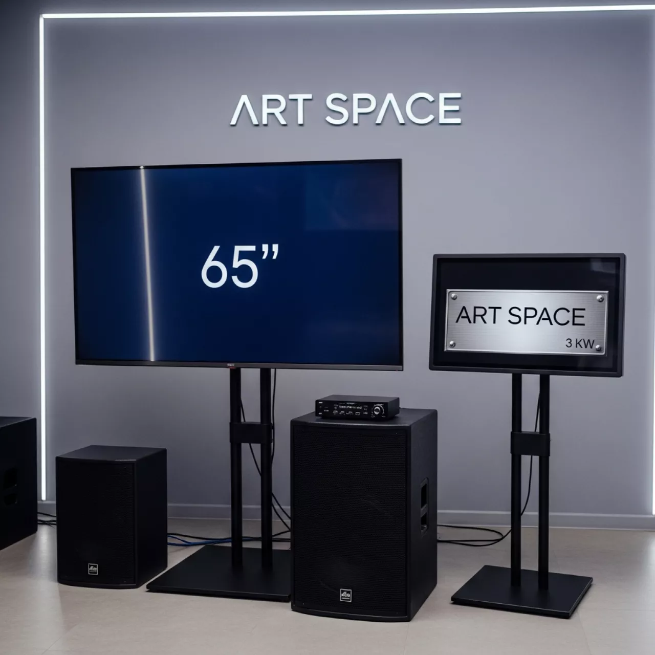 Аренда Караоке с ТВ 65 колонкой 3 кВт в санатории «Заполярье» — ART SPACE