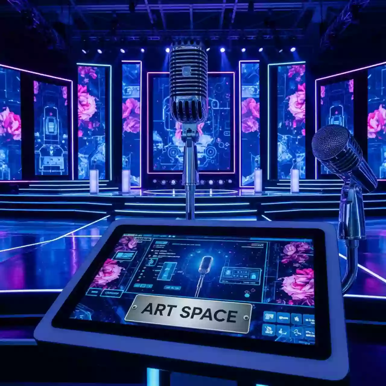 Аренда Караоке система для концерта на арене «Фишт» — ART SPACE