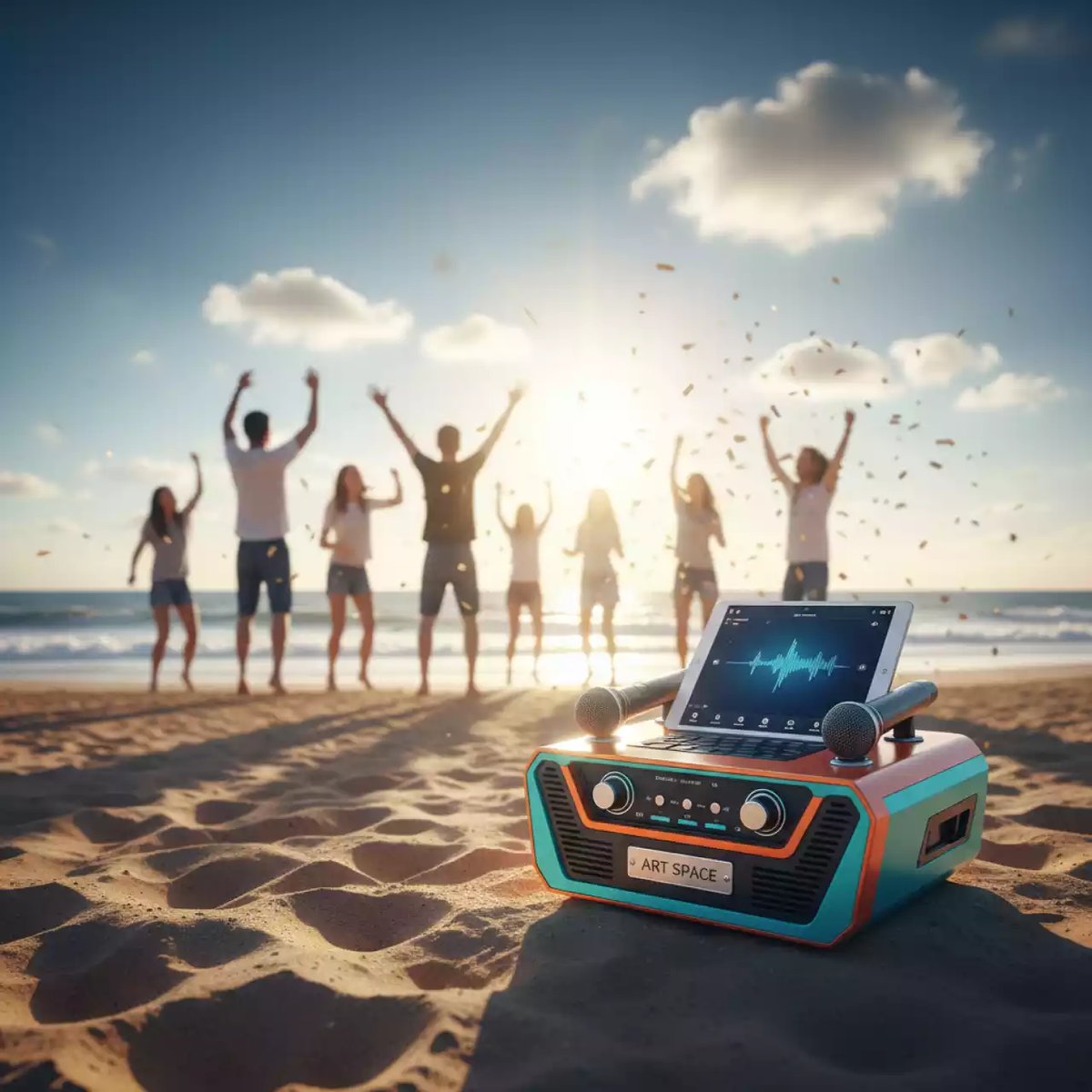 Аренда Караоке системы AST Mini на пляже «Мандарин» — ART SPACE