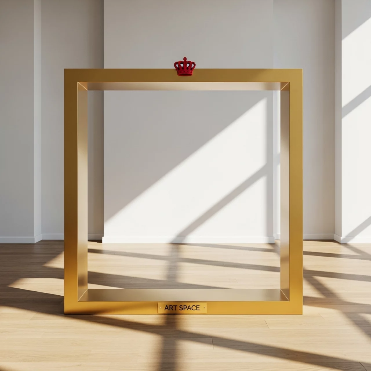 Аренда Каркас алюминиевый 20 мм золото красная корона в Courtyard by Marriott Sochi — ART SPACE