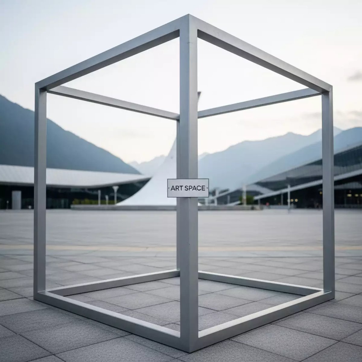 Аренда Каркас куб на Медальной площади — ART SPACE