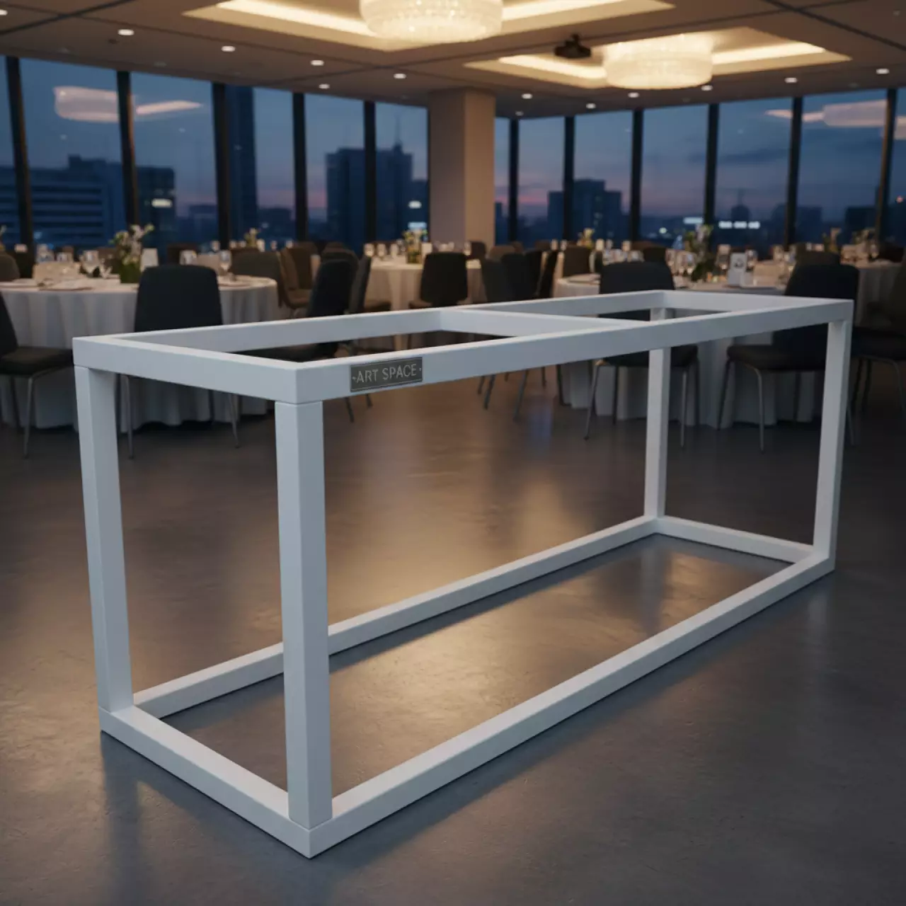 Аренда Каркас стола Лидер 3 белый в банкетном зале «Дельфин» — ART SPACE