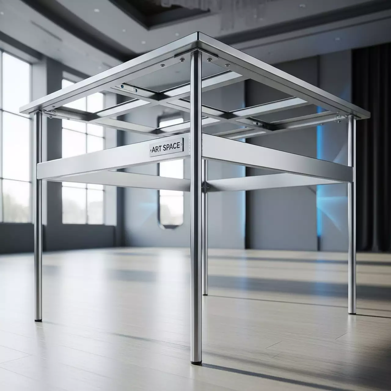 Аренда Каркас стола Лидер 3 серебро в комплексе Sea Galaxy — ART SPACE