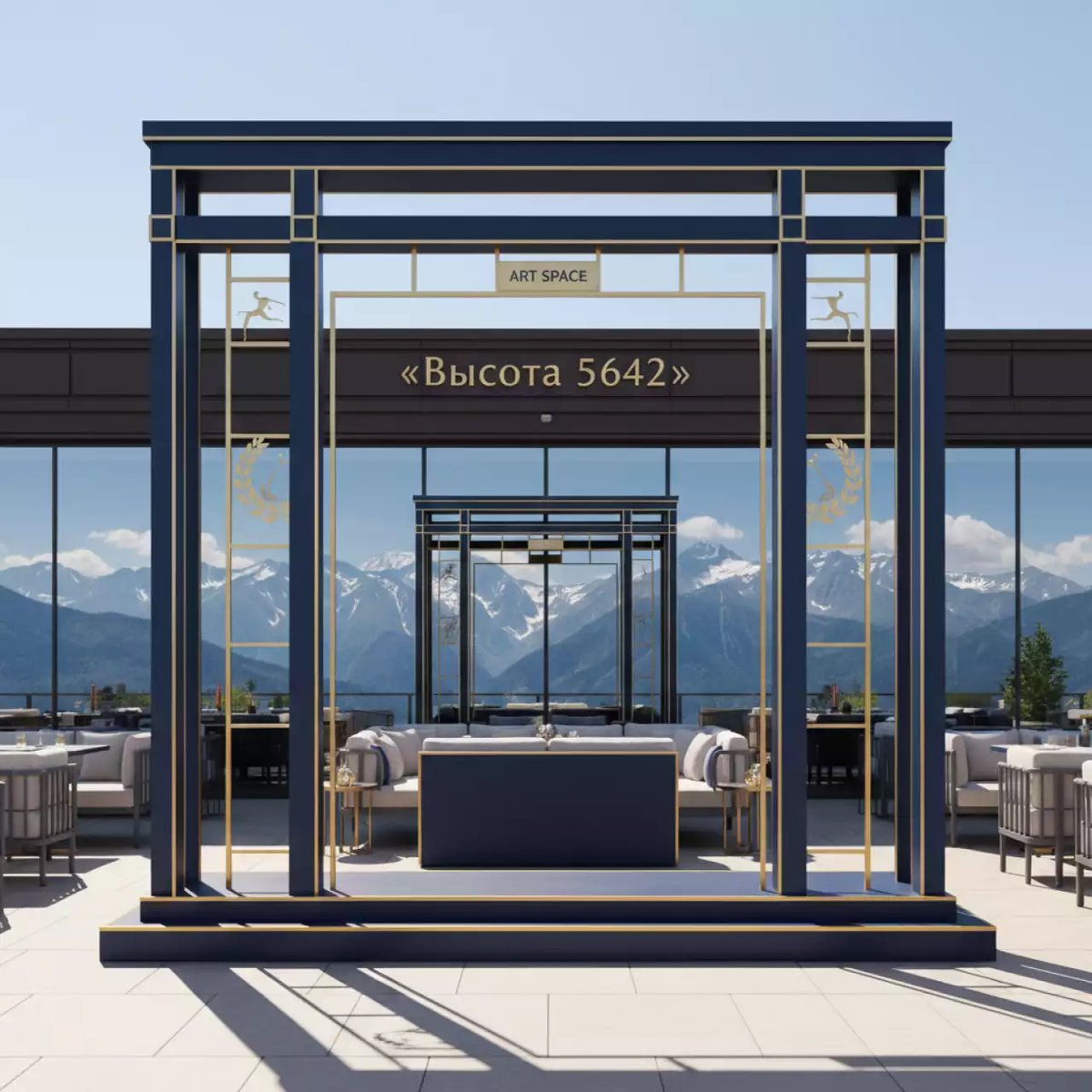 Аренда Каркас в ресторане «Высота 5642» — ART SPACE