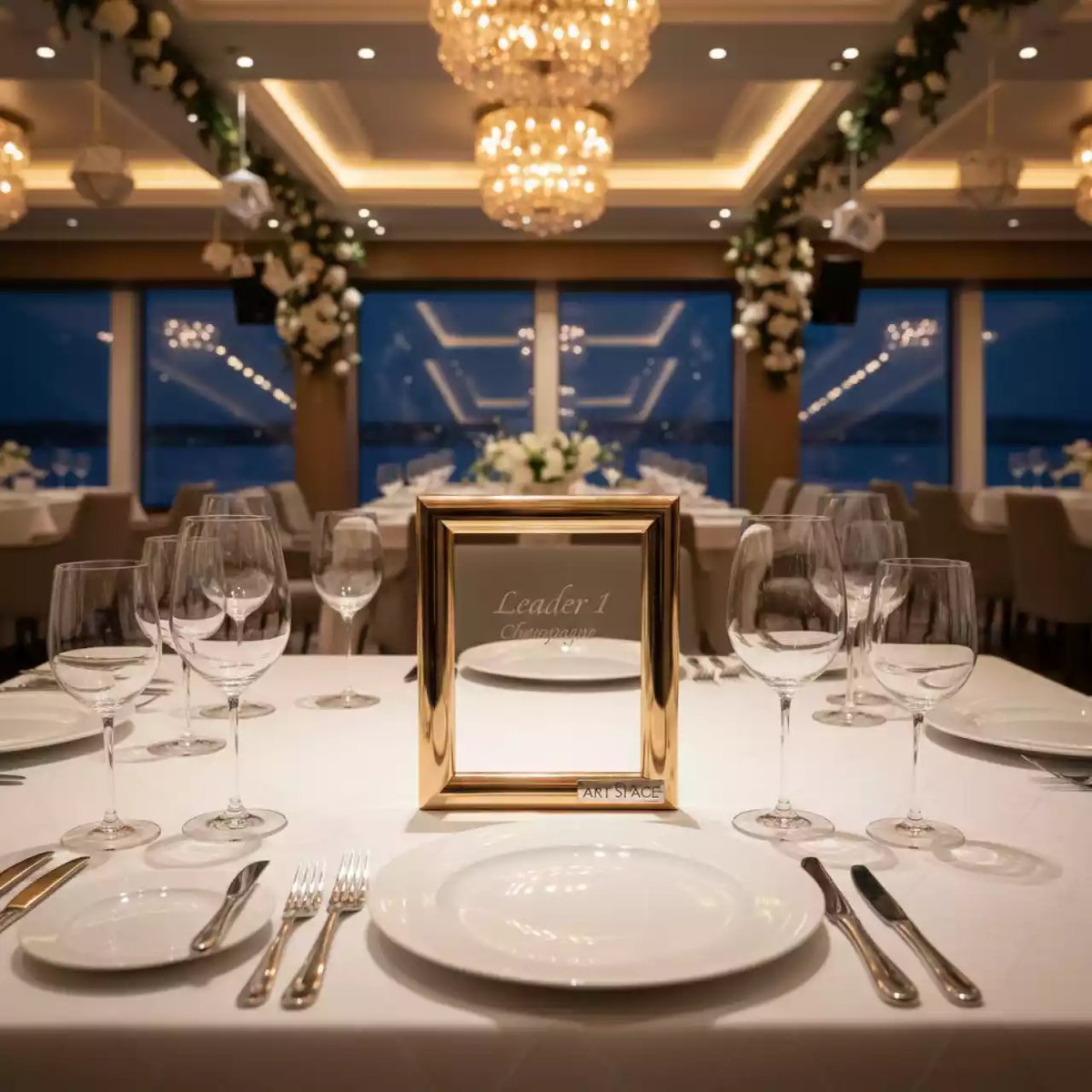 Аренда Каркаса стола Лидер 1 шампань на теплоходе «Дагомыс» — ART SPACE