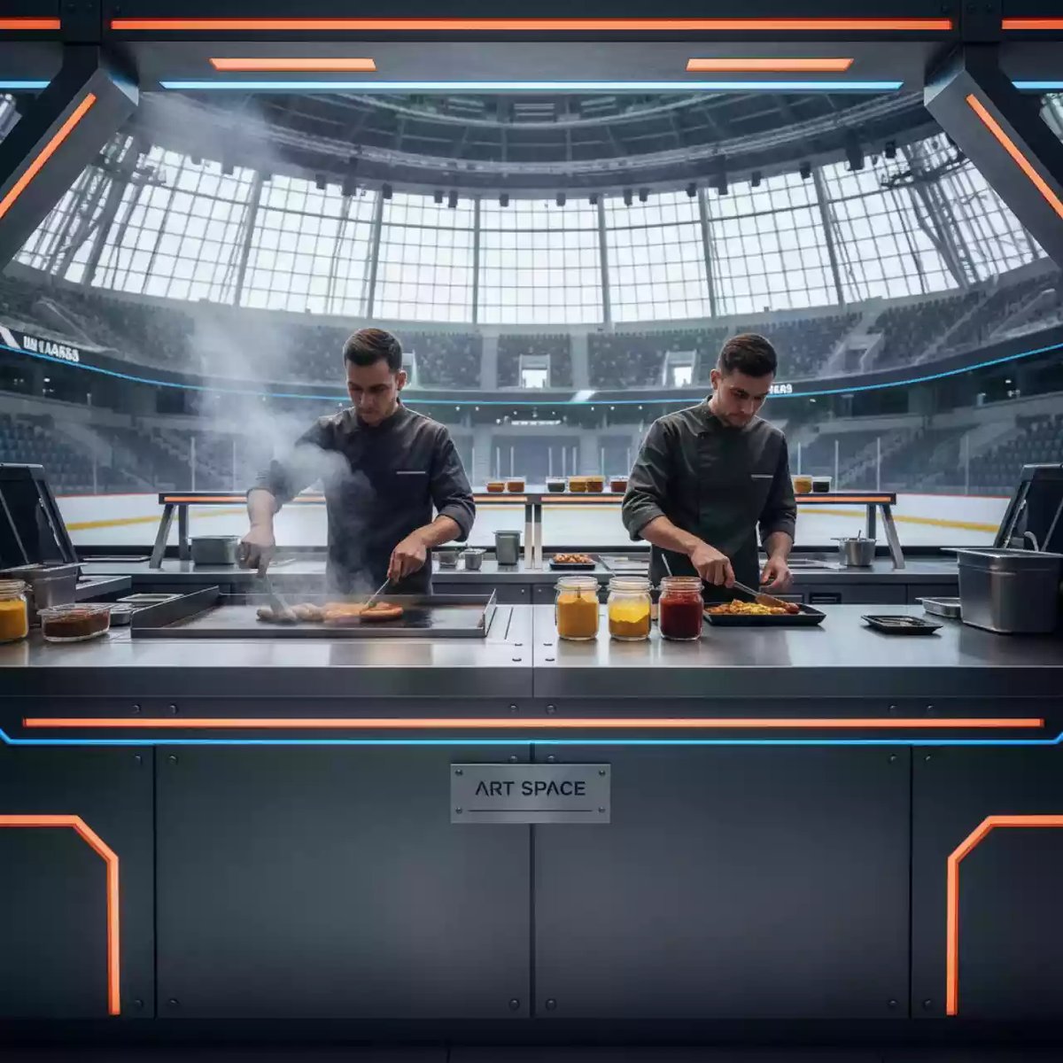 Аренда Карривурст мастер класс по приготовлению в ледовой арене «Шайба» — ART SPACE