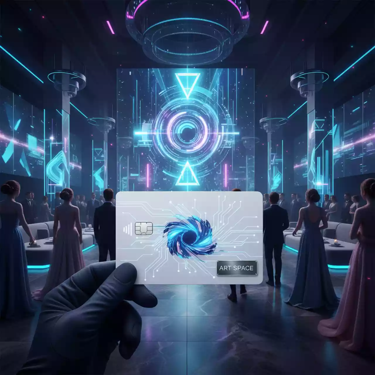 Аренда Карта Mifare Classic для прямой печати Advent Solid CR80 4k 13.56 MHz FM11R32 в банкетном зале «Дельфин» — ART SPACE