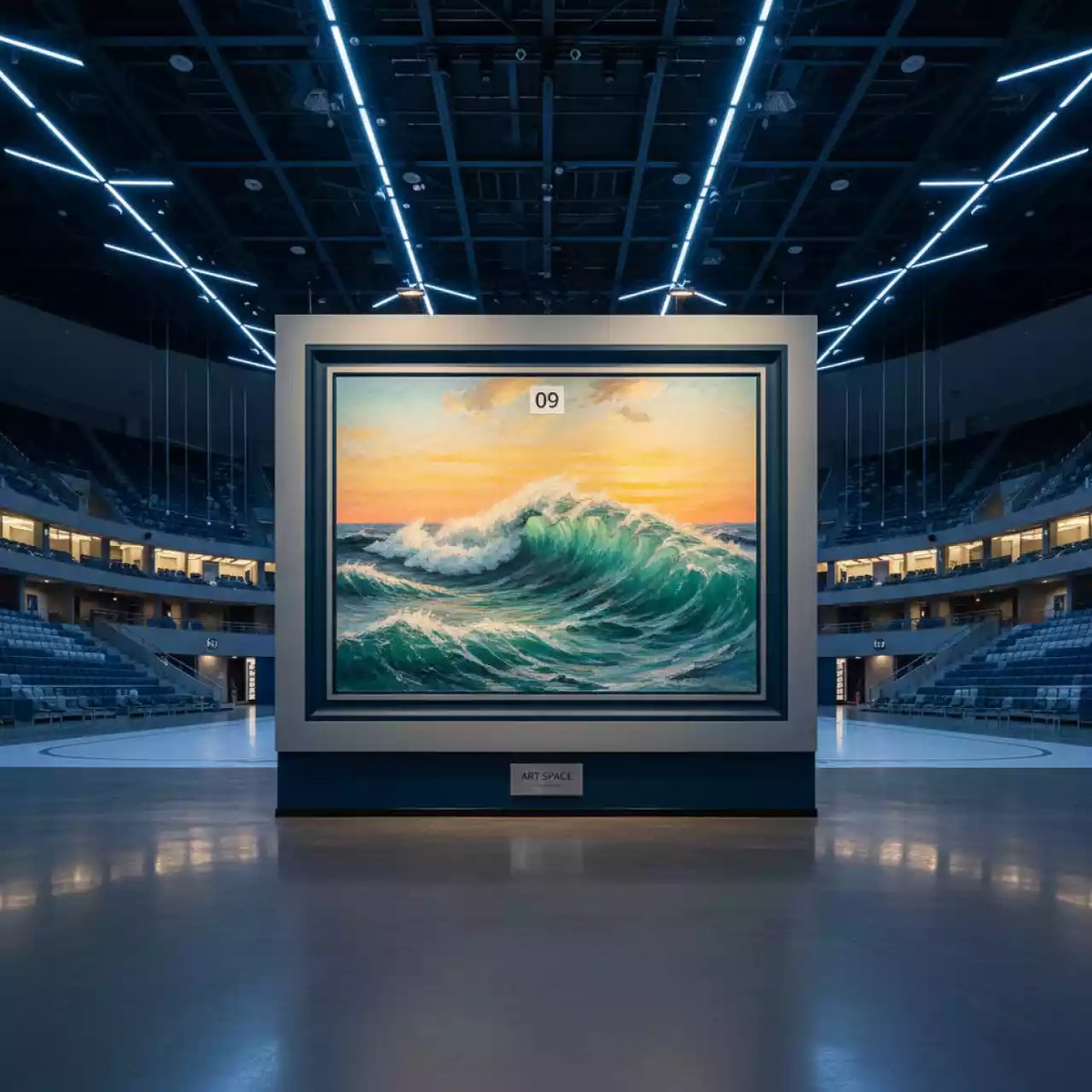 Аренда Картина Айвазовский Иван № 09 в ледовом дворце «Большой» — ART SPACE