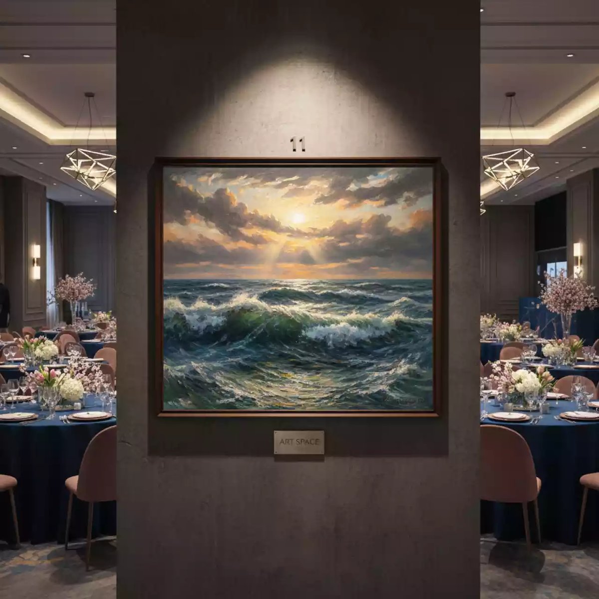 Аренда Картина Айвазовский Иван № 11 в Grand Karat Sochi — ART SPACE