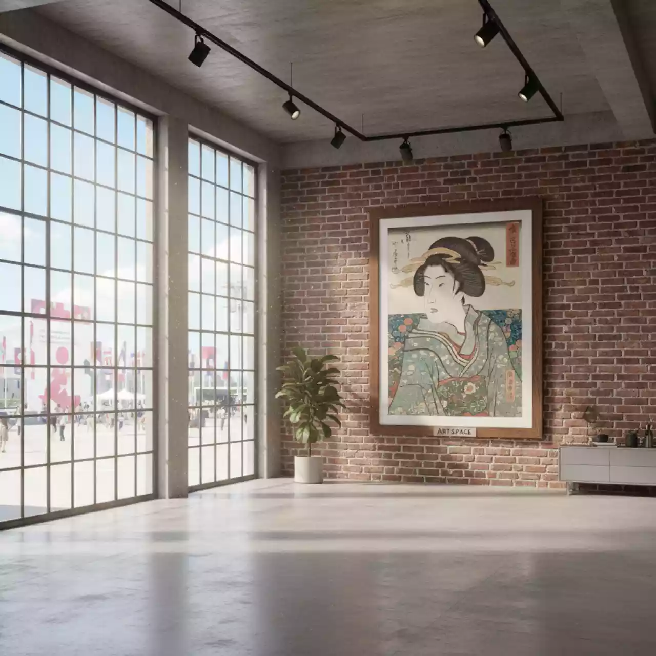 Аренда Картина Китагава Утамаро № 05 на Медальной площади — ART SPACE