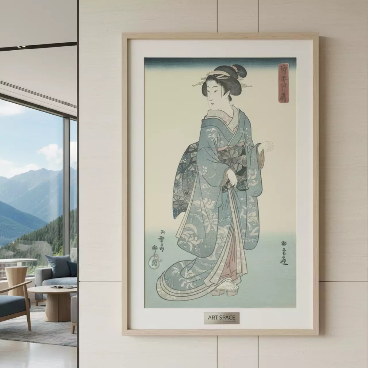 Аренда Картина Китагава Утамаро № 21 в Rixos Krasnaya Polyana — ART SPACE
