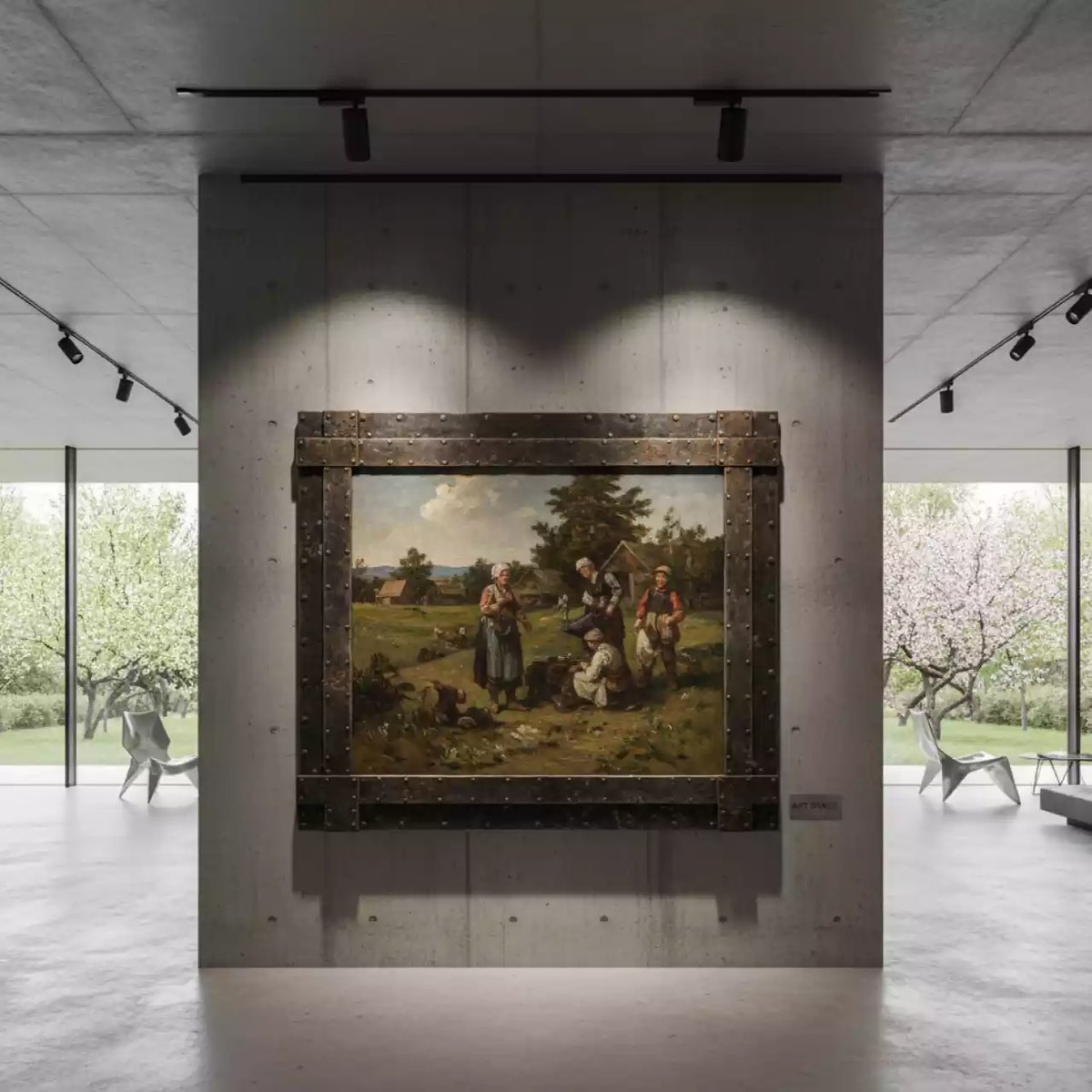 Аренда Картина Василия Максимова № 03 на вилле «Анна» — ART SPACE