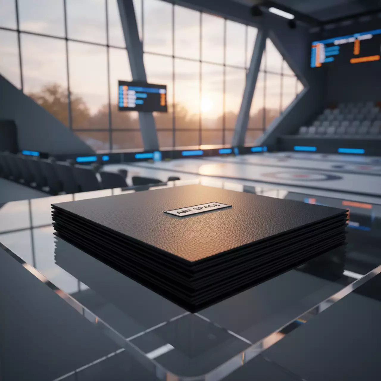 Аренда Картонная обложка для переплета кожа A4 230 г м² черная в Керлинговом центре «Ледяной куб» — ART SPACE