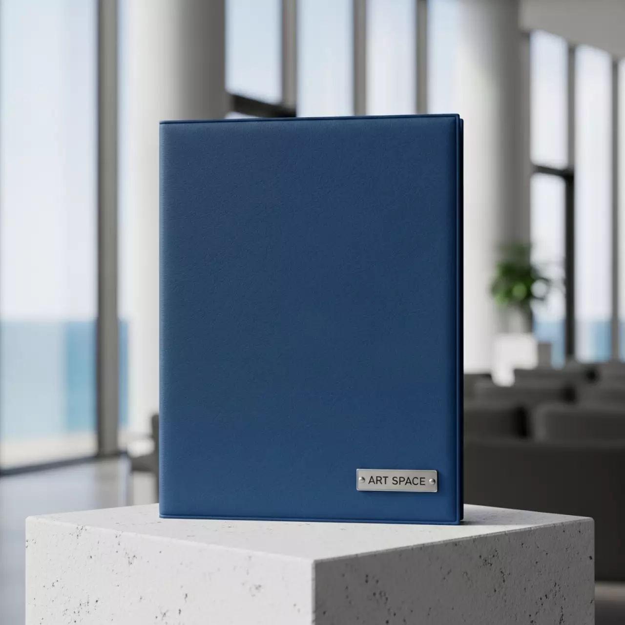Аренда Картонная обложка для переплета кожа A4 230 г м² синяя в комплексе Sea Galaxy — ART SPACE